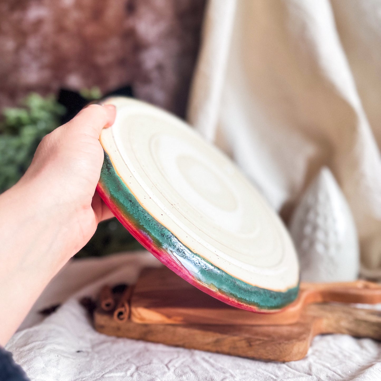 Raspberry Forrest Large Dinner Plate #16
