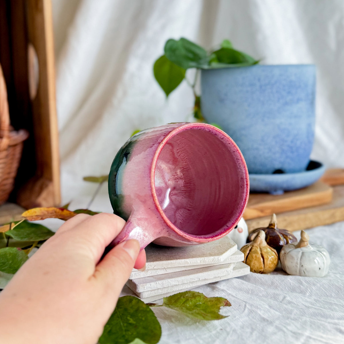 Raspberry Forest Tall Lotti Mug #2