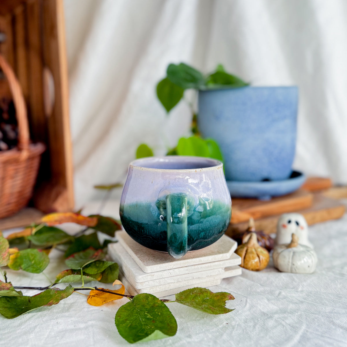 Lavender Fields Cauldron Mug #1