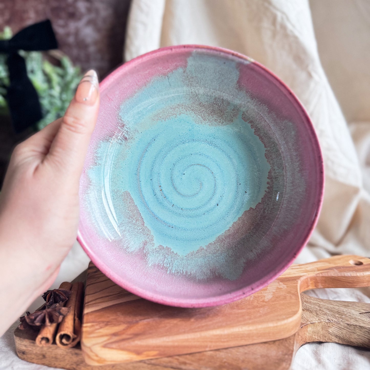 Pink Sands Pasta Plate #6