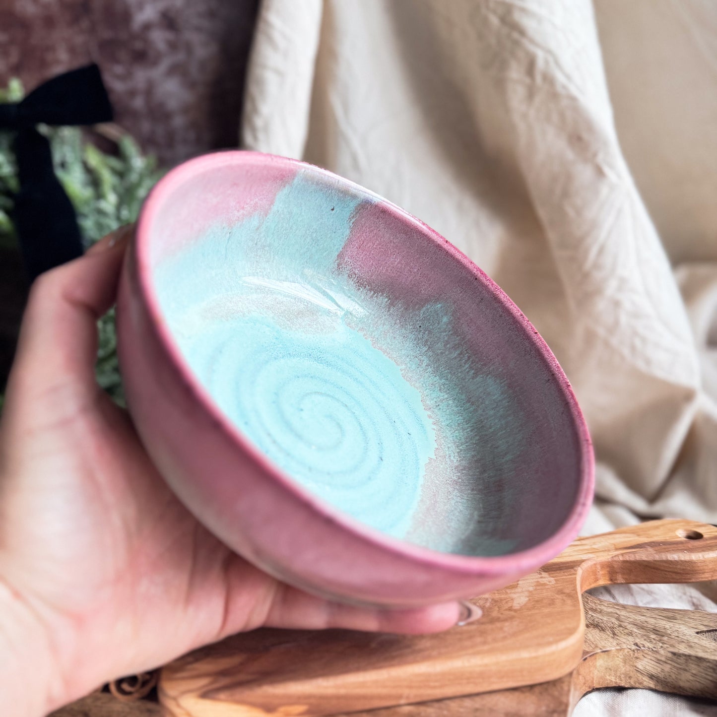 Pink Sands Pasta Plate #6