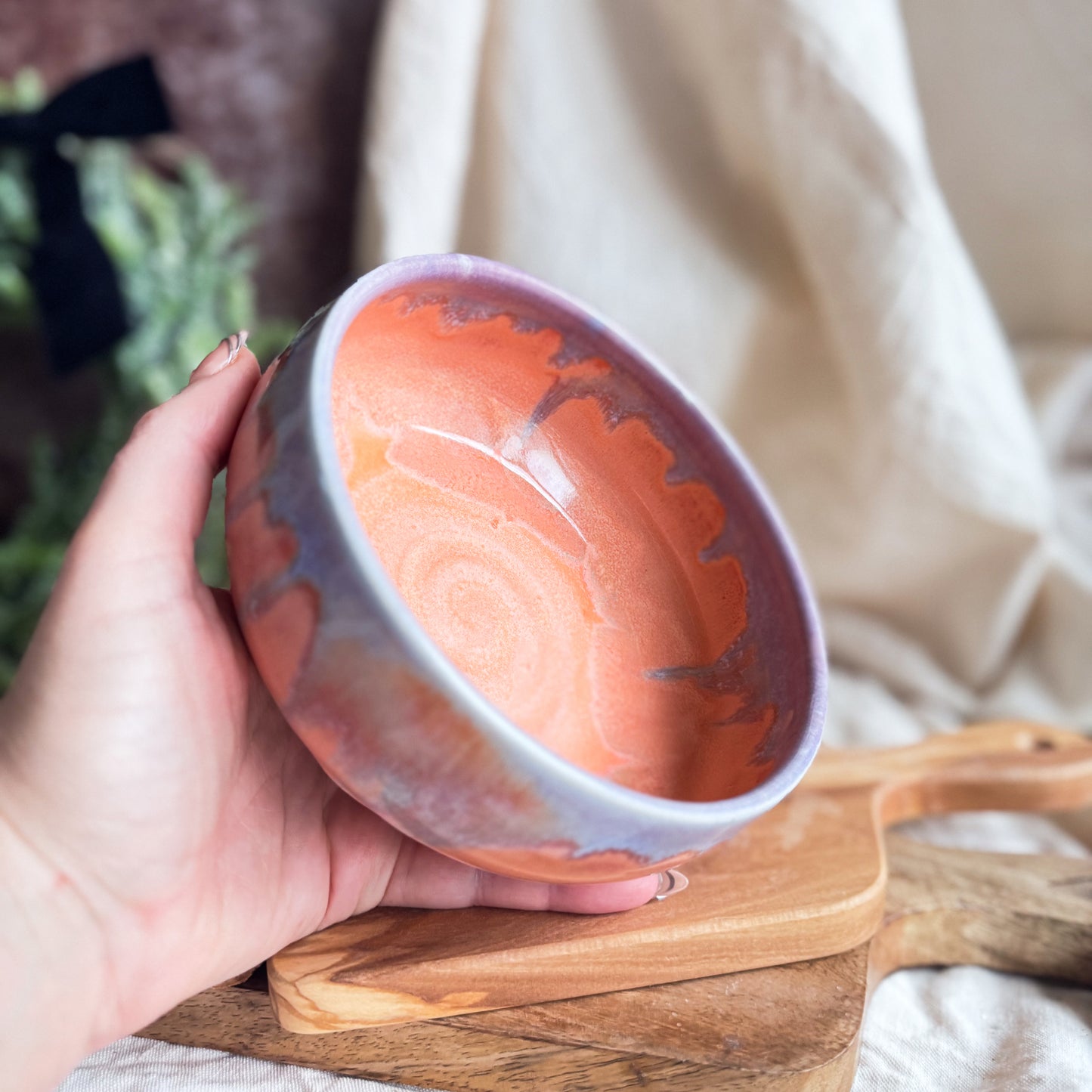 Fire Sunset Side Plate #2