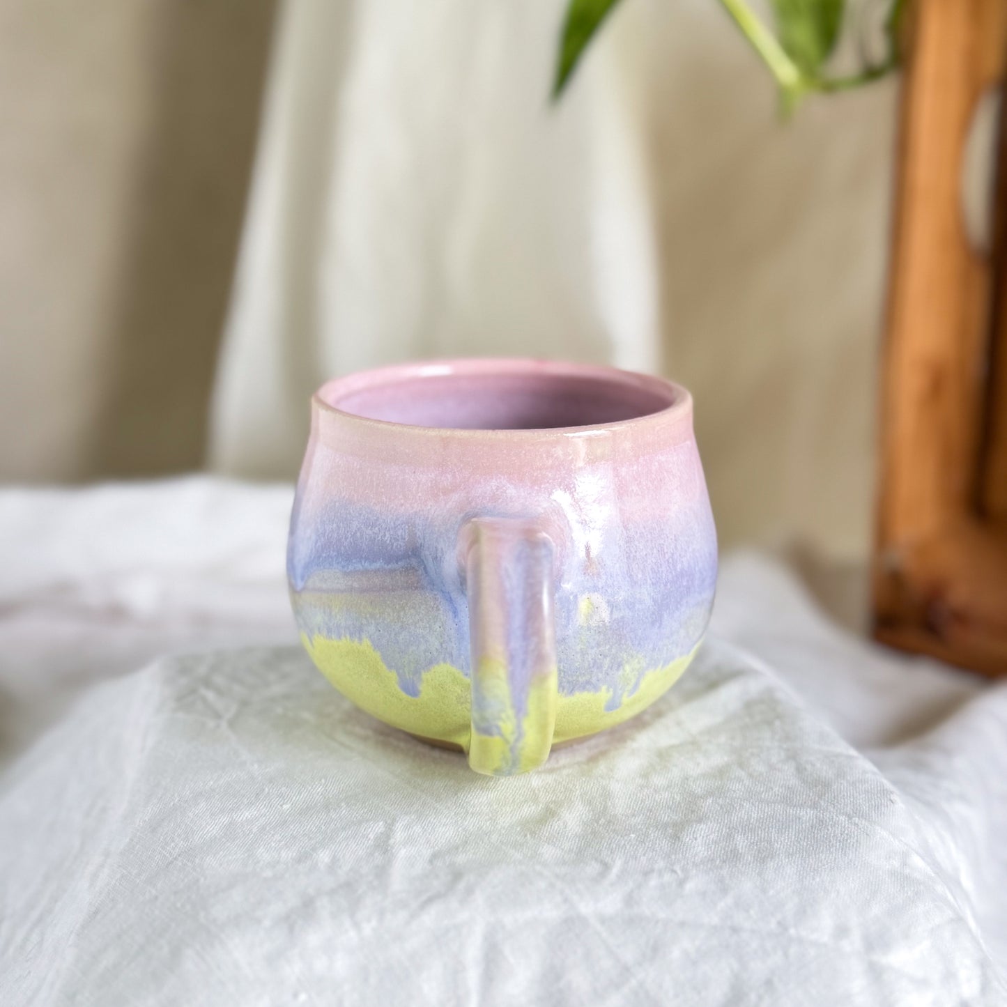 Lemon Candy Sky Cauldron Mug #2