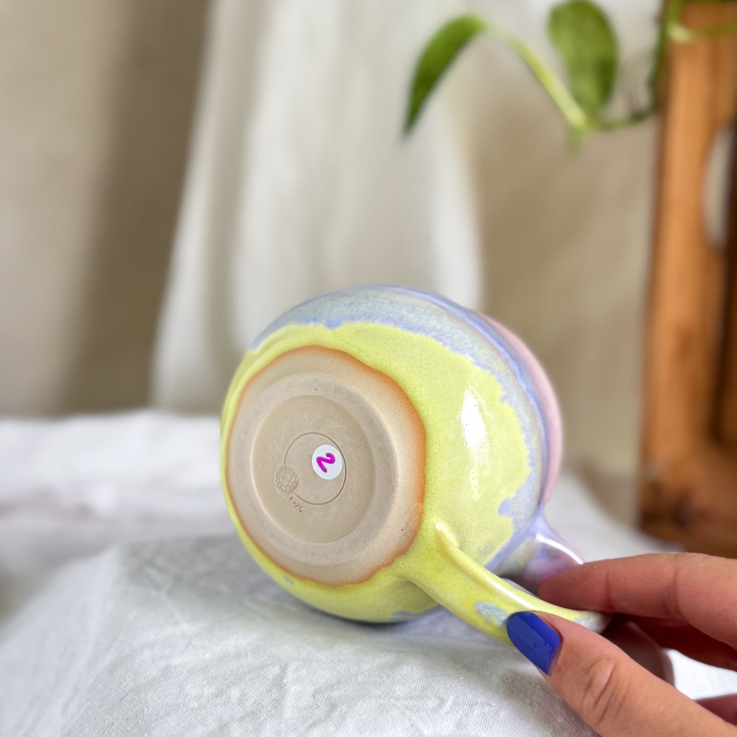 Lemon Candy Sky Cauldron Mug #2