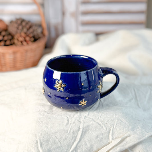 Snowflake Blue Mug #2