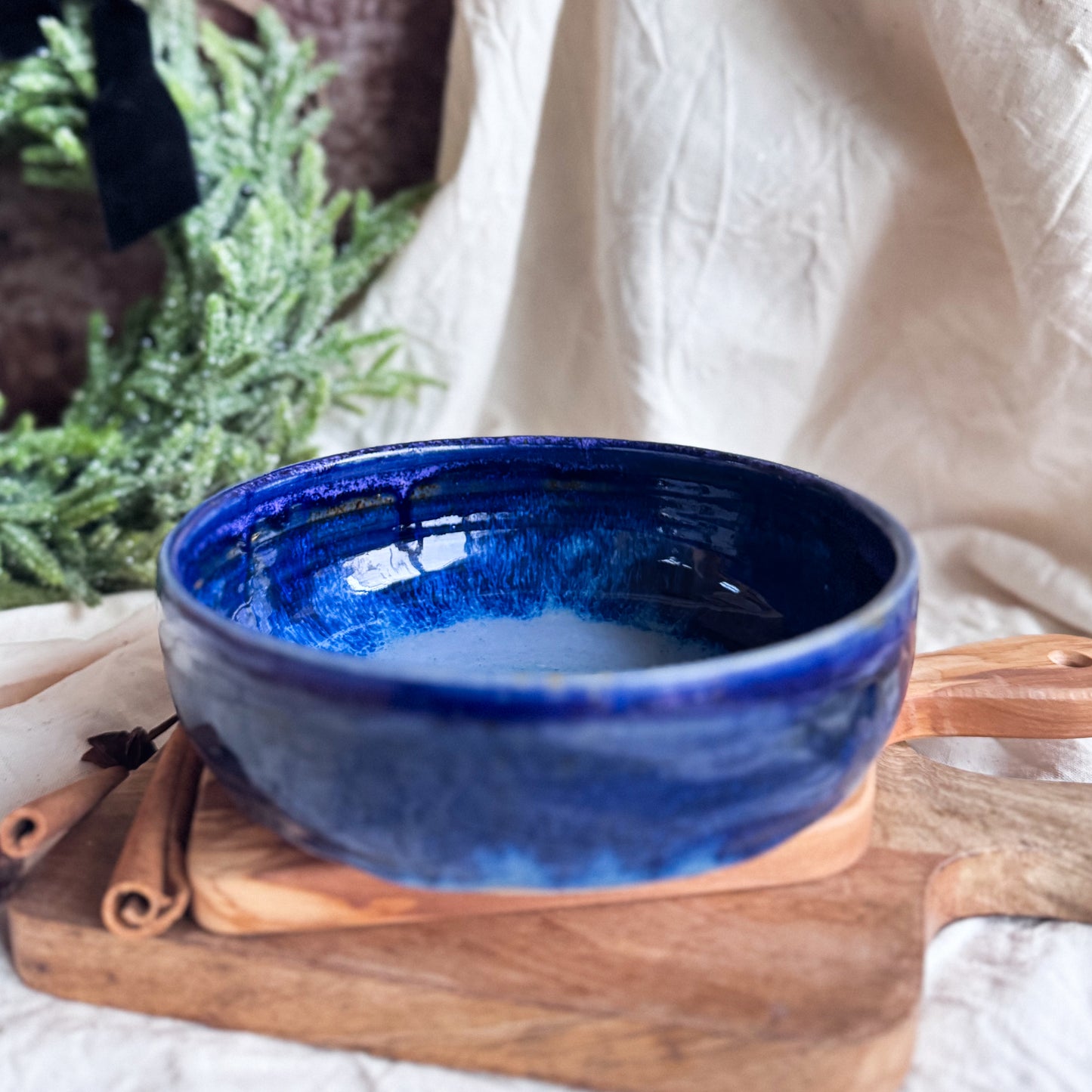 Blue Orbit Pasta Plate #3