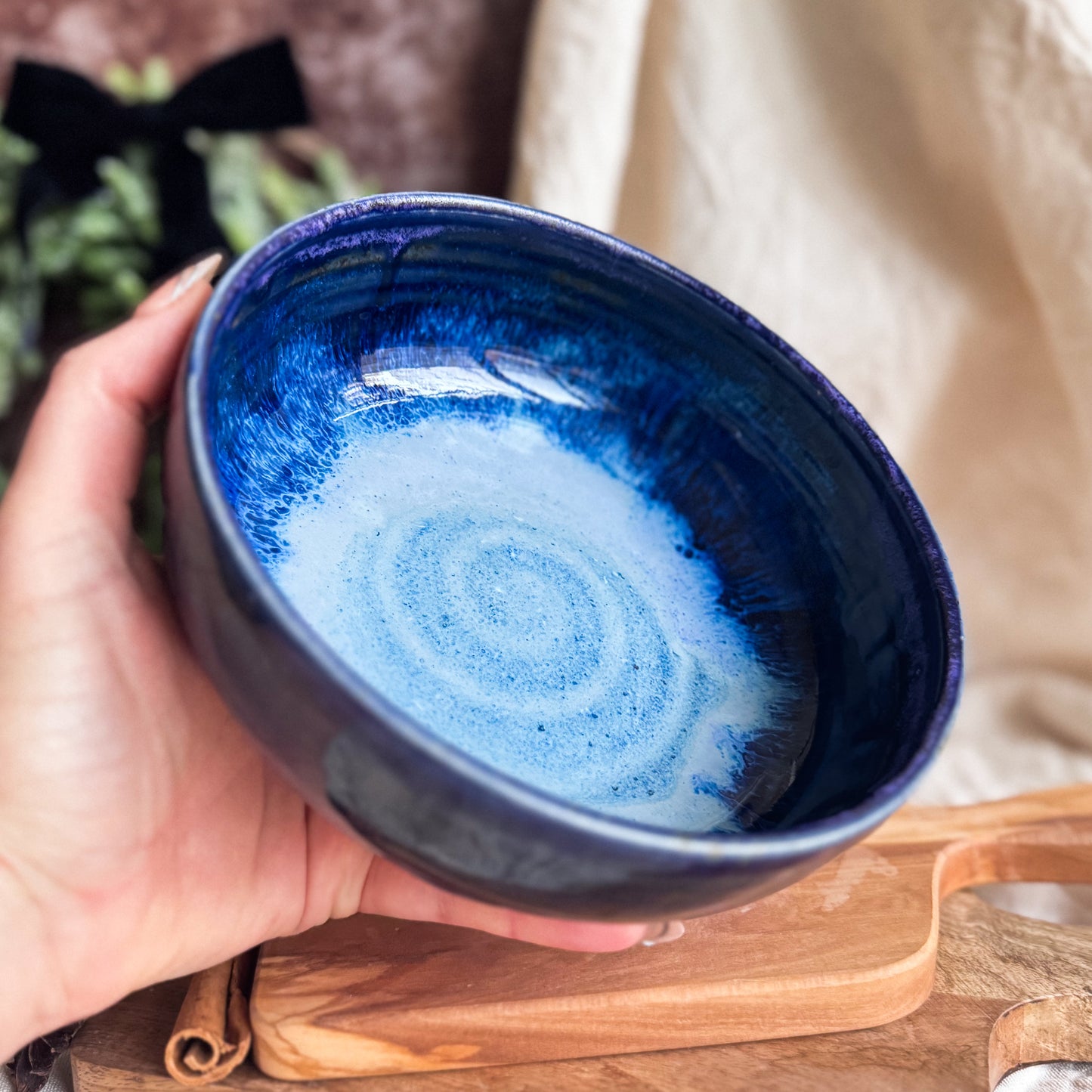 Blue Orbit Pasta Plate #3