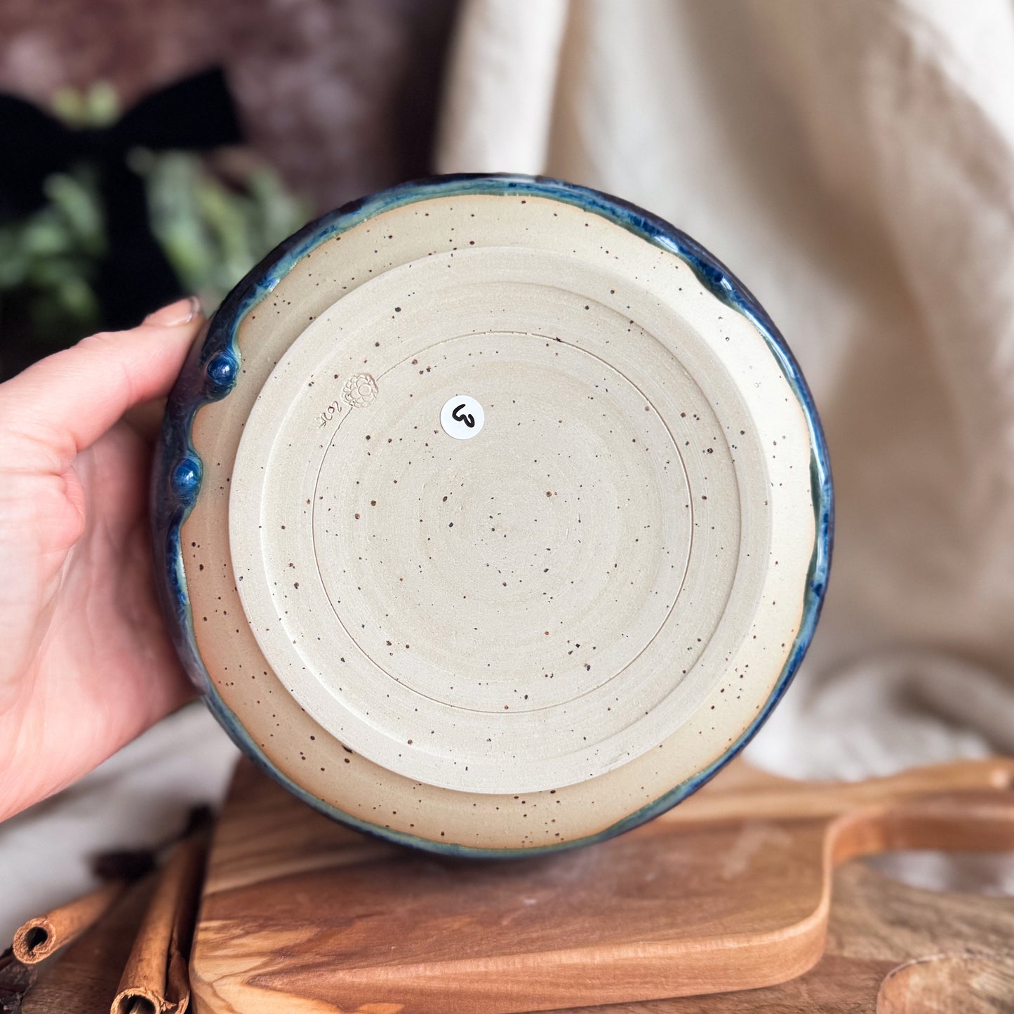 Blue Orbit Pasta Plate #3