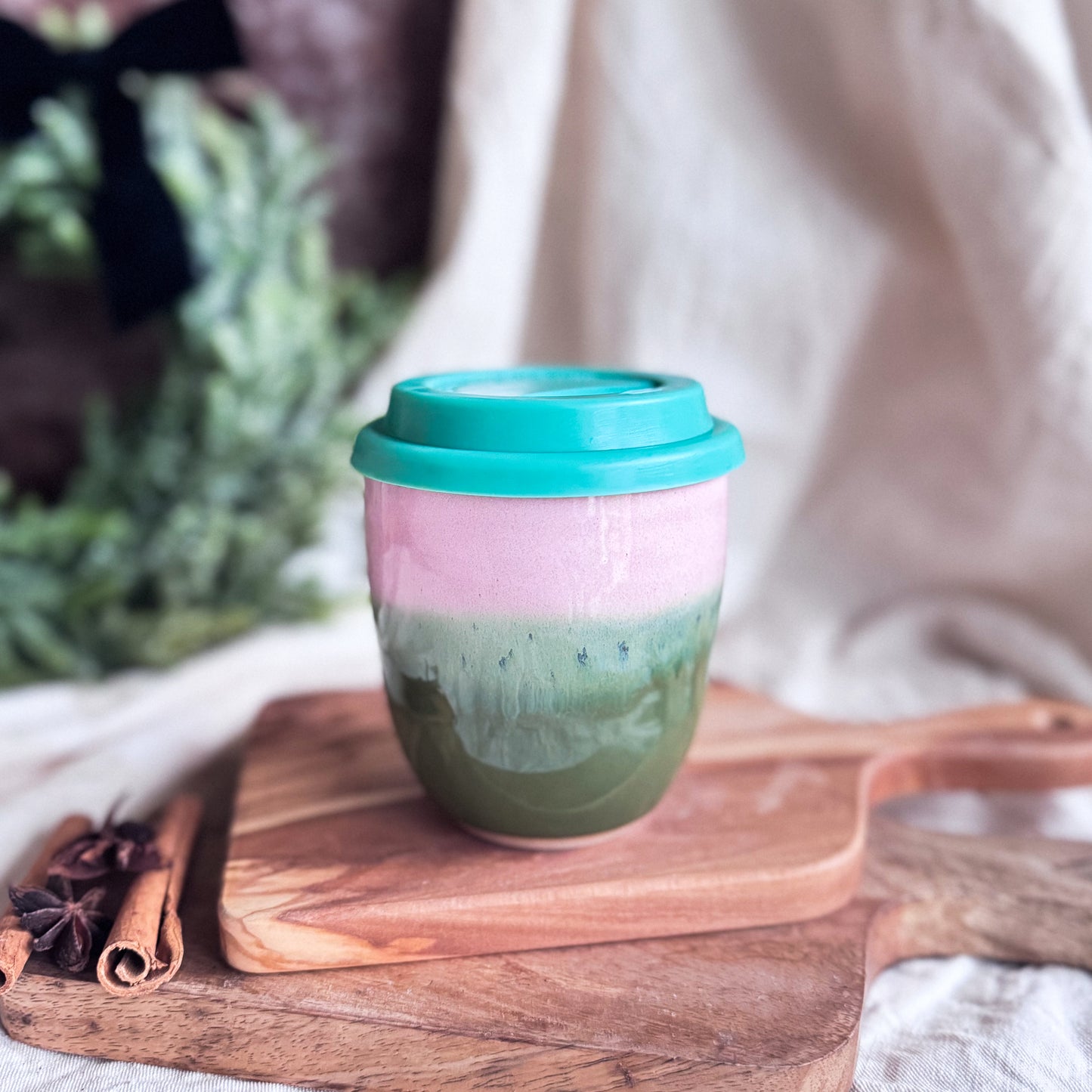Pink Matcha To Go Cup #3