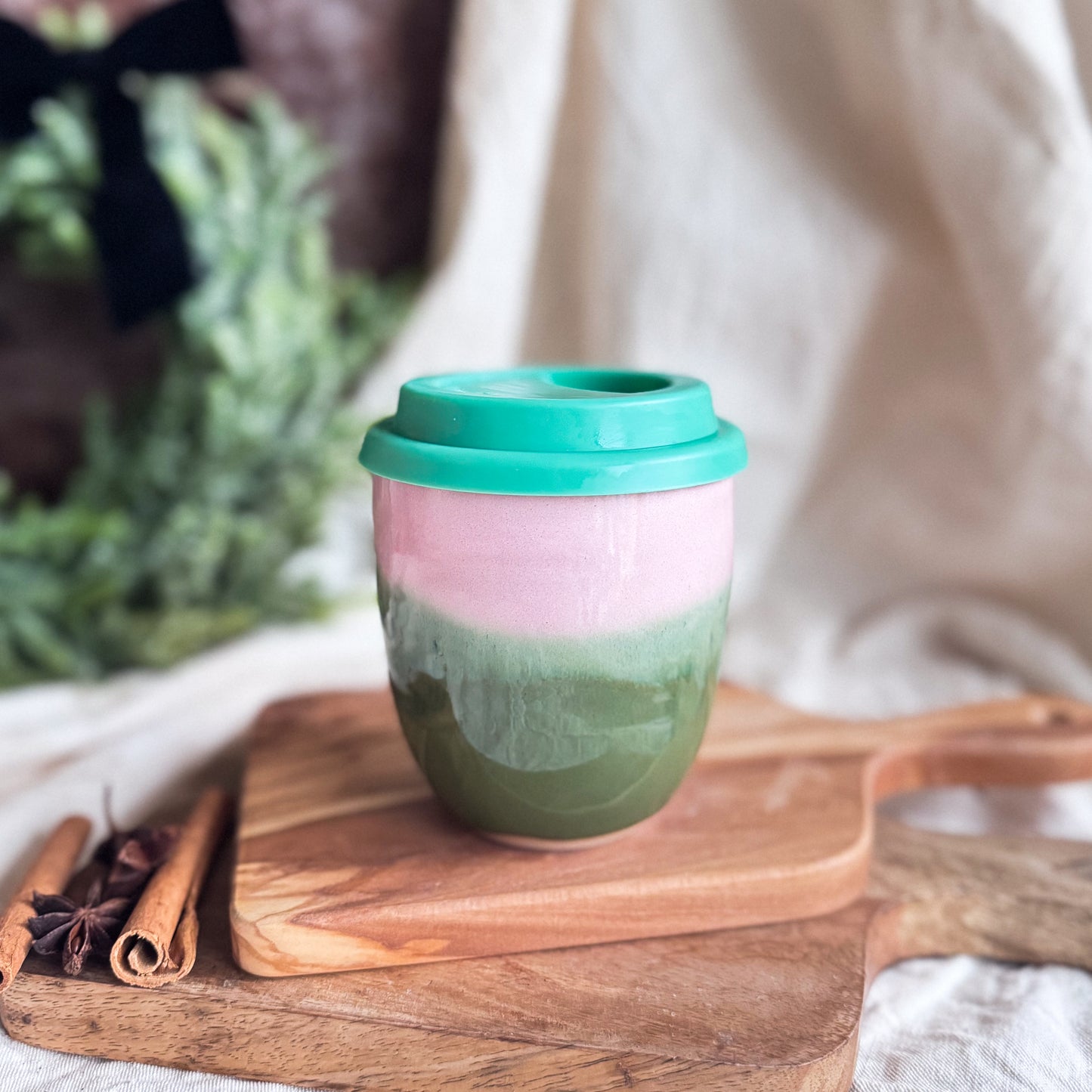 Pink Matcha To Go Cup #3