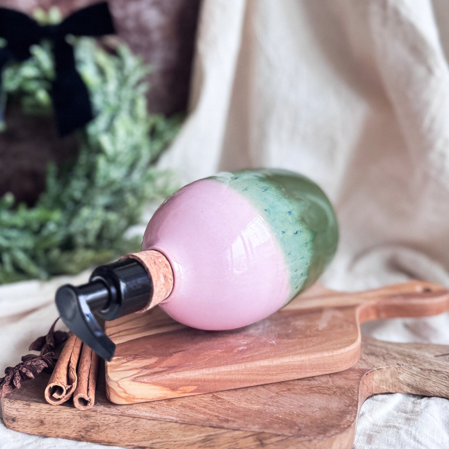 Pink Matcha Soap Dispenser #5