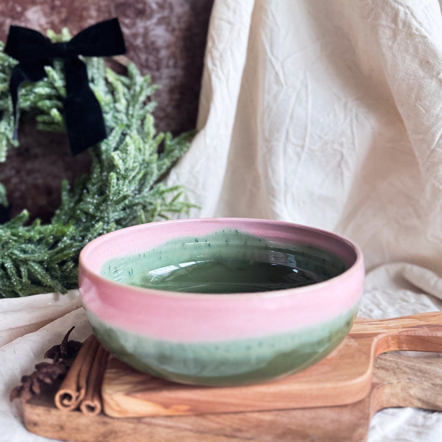 Pink Matcha Pasta Plate #10