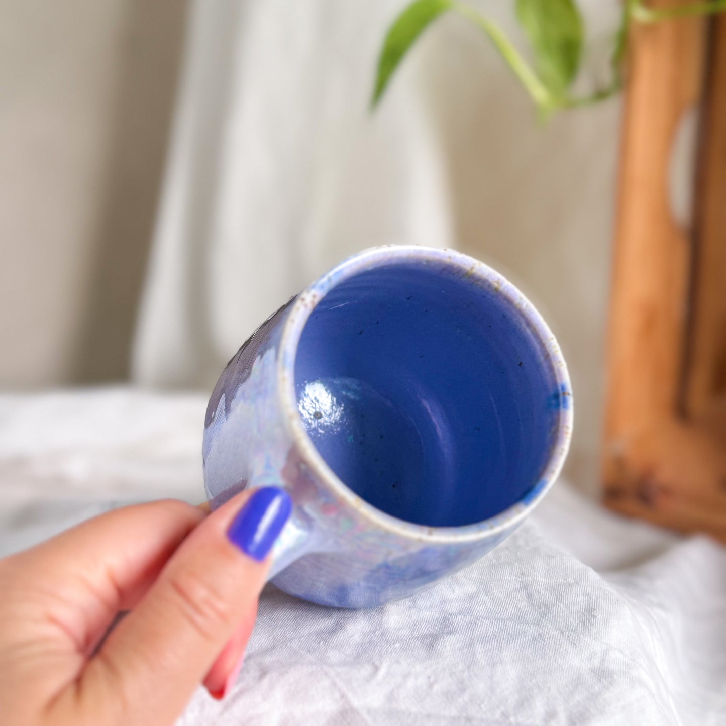 Rainbow Storm Tall Lotti Mug #4