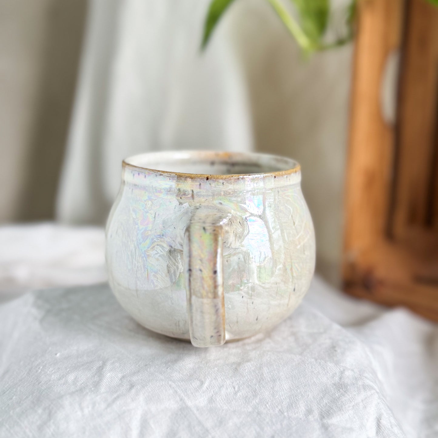 Rainbow Angel Cauldron Mug #4