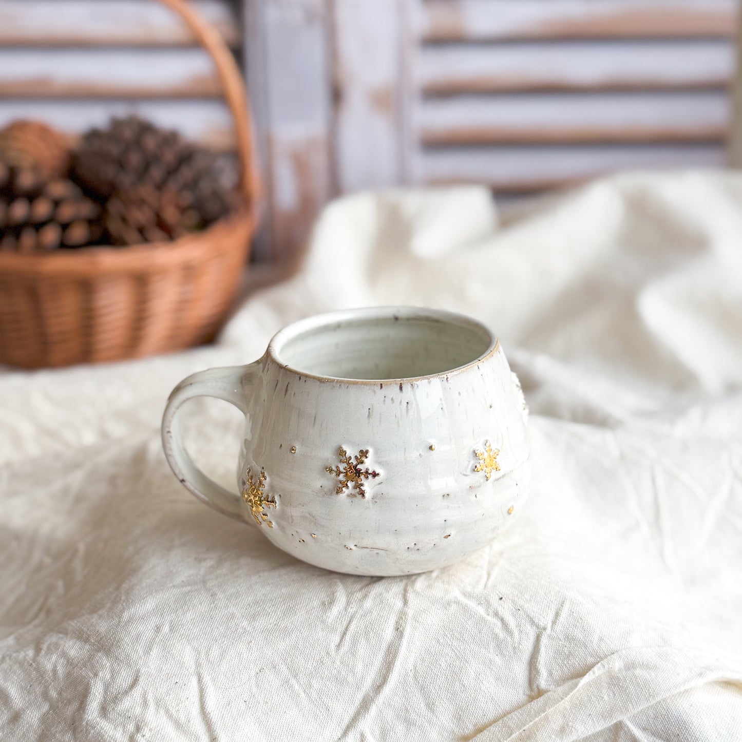 Snowflake White Mug #8