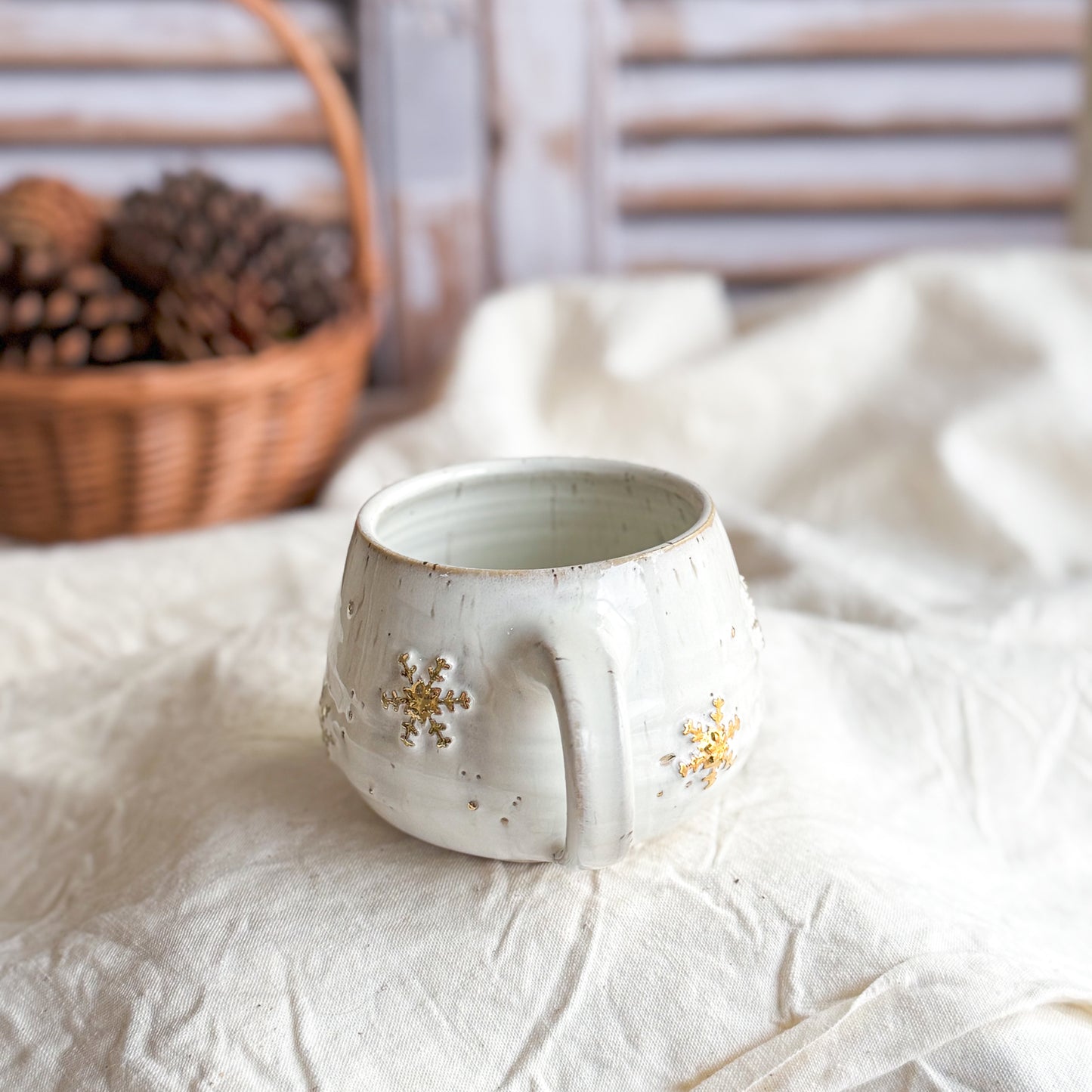 Snowflake White Mug #8