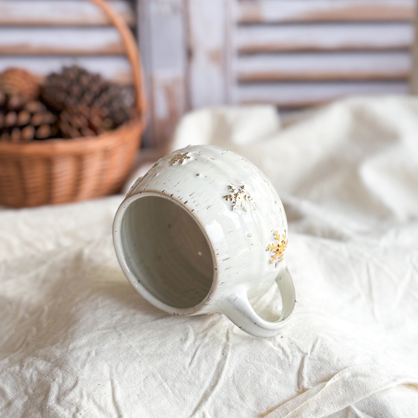 Snowflake White Mug #8