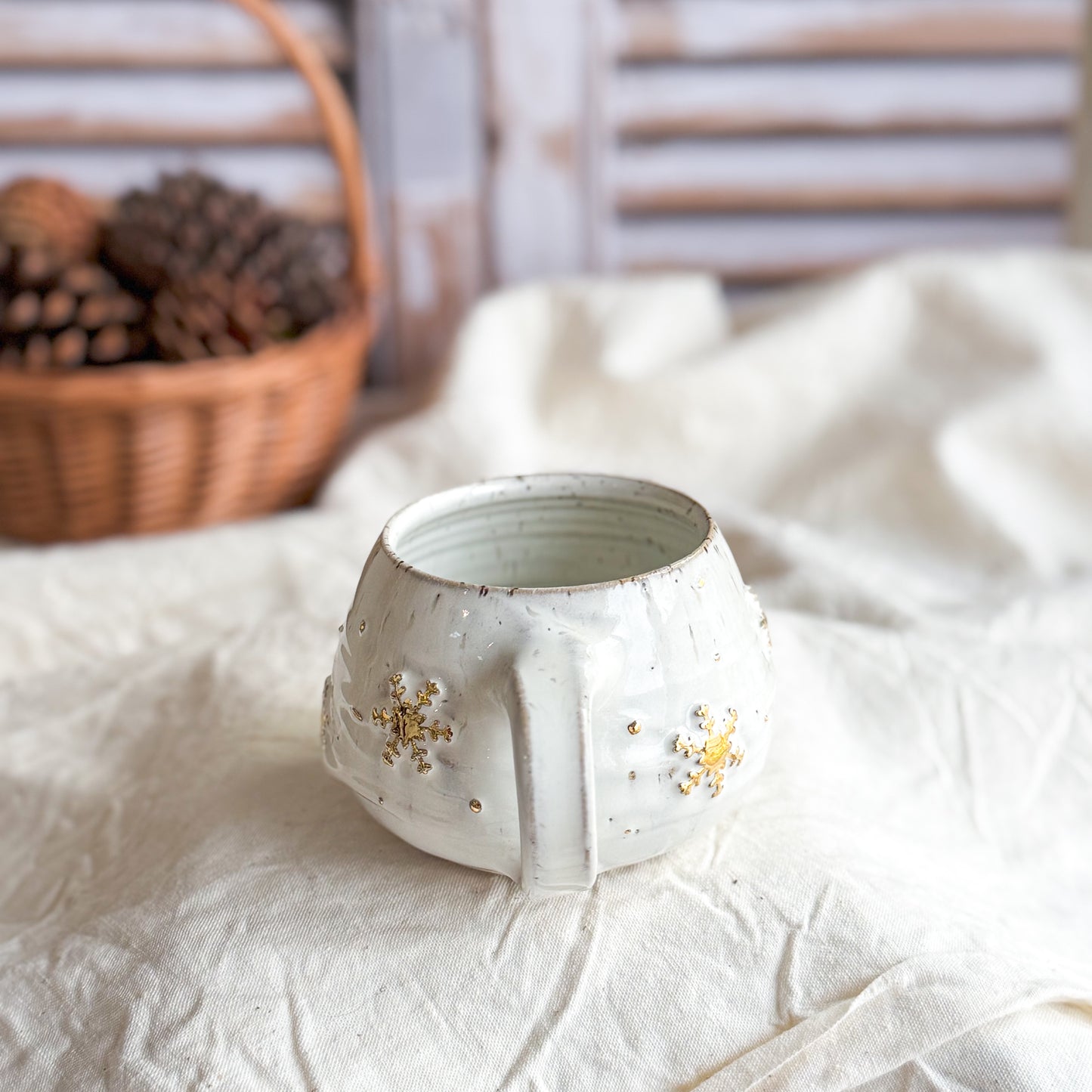 Snowflake White Mug #9