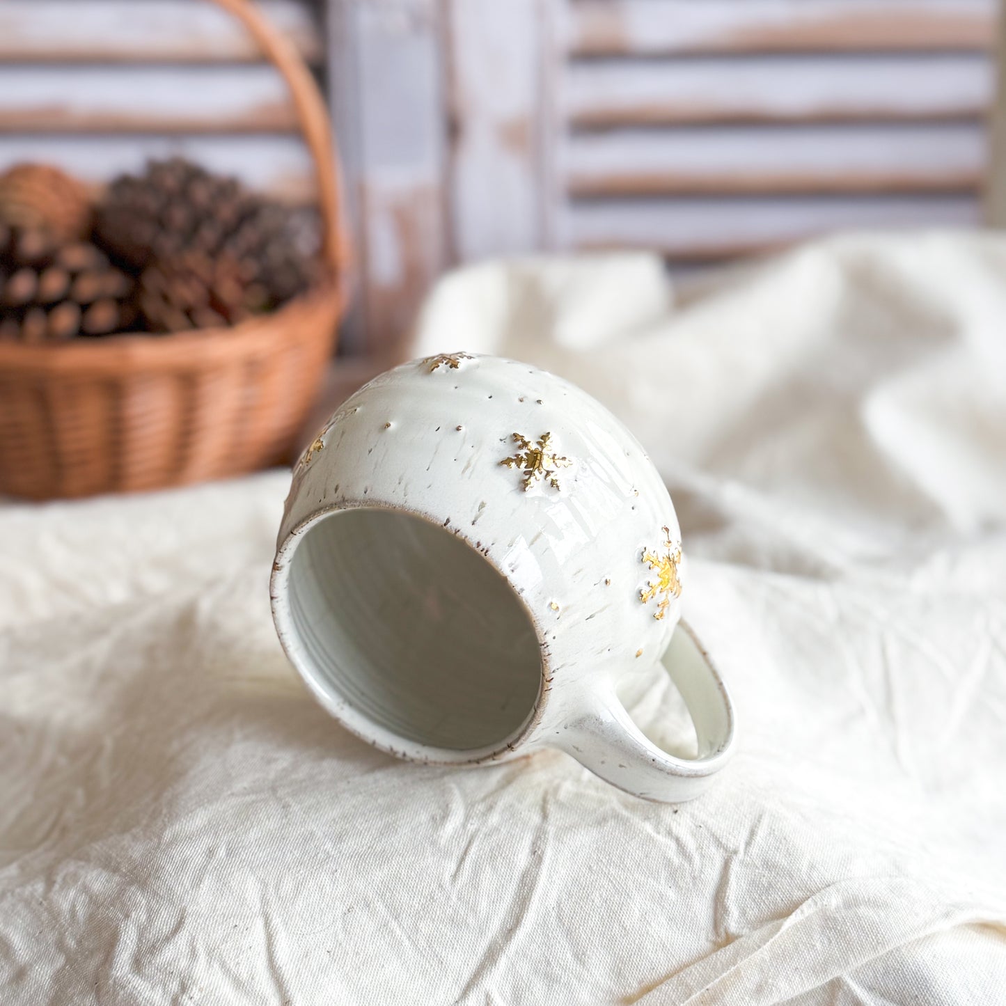 Snowflake White Mug #9