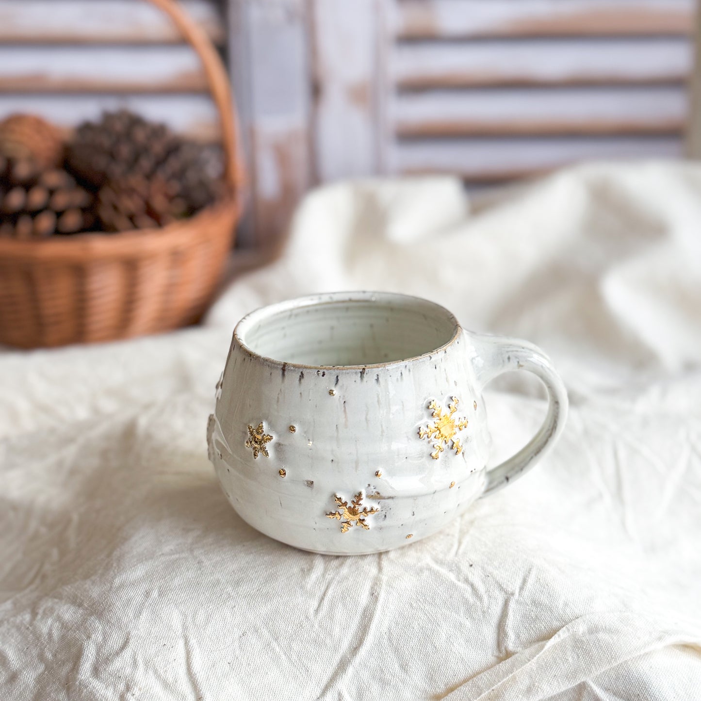 Snowflake White Mug #10