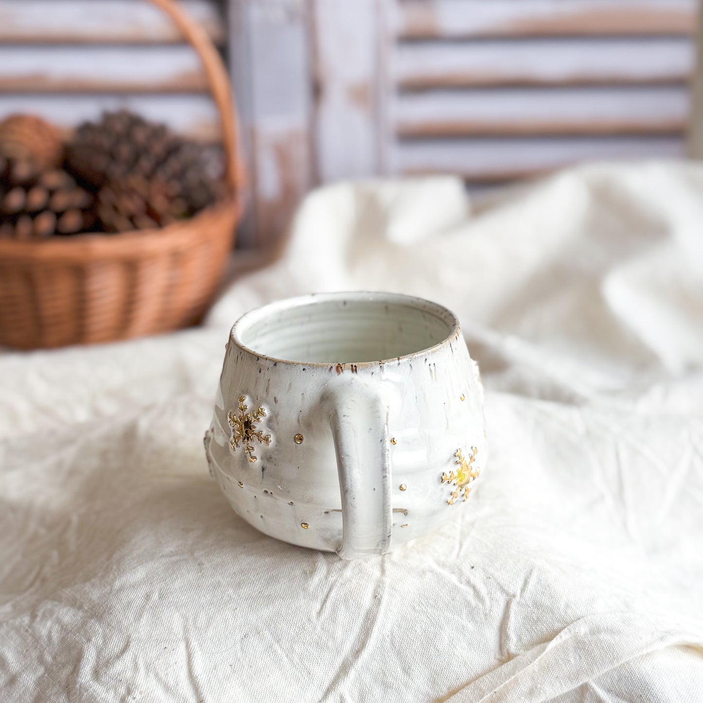 Snowflake White Mug #10