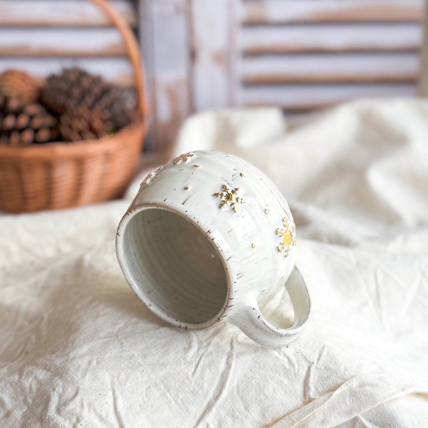 Snowflake White Mug #10