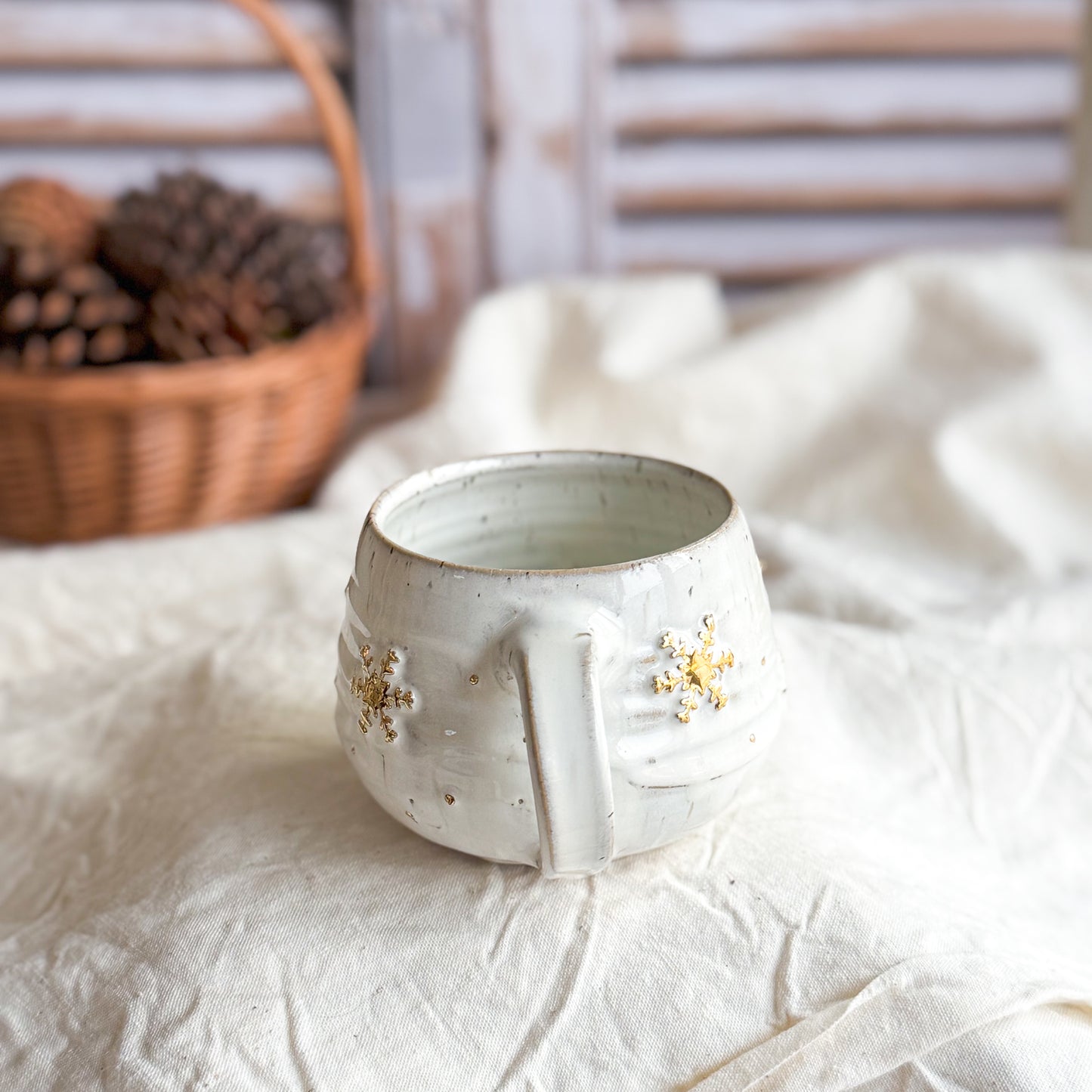 Snowflake White Mug #12