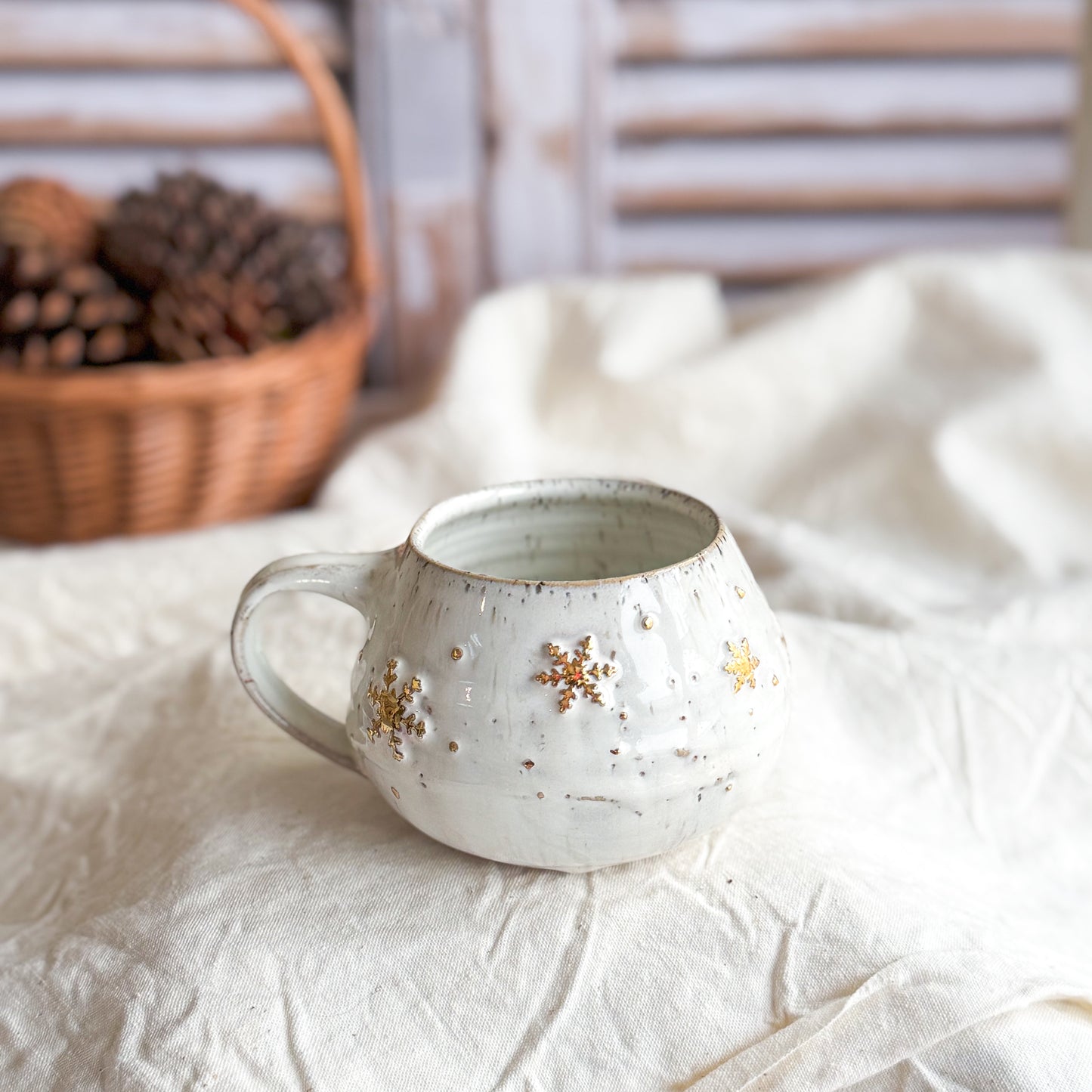 Snowflake White Mug #14