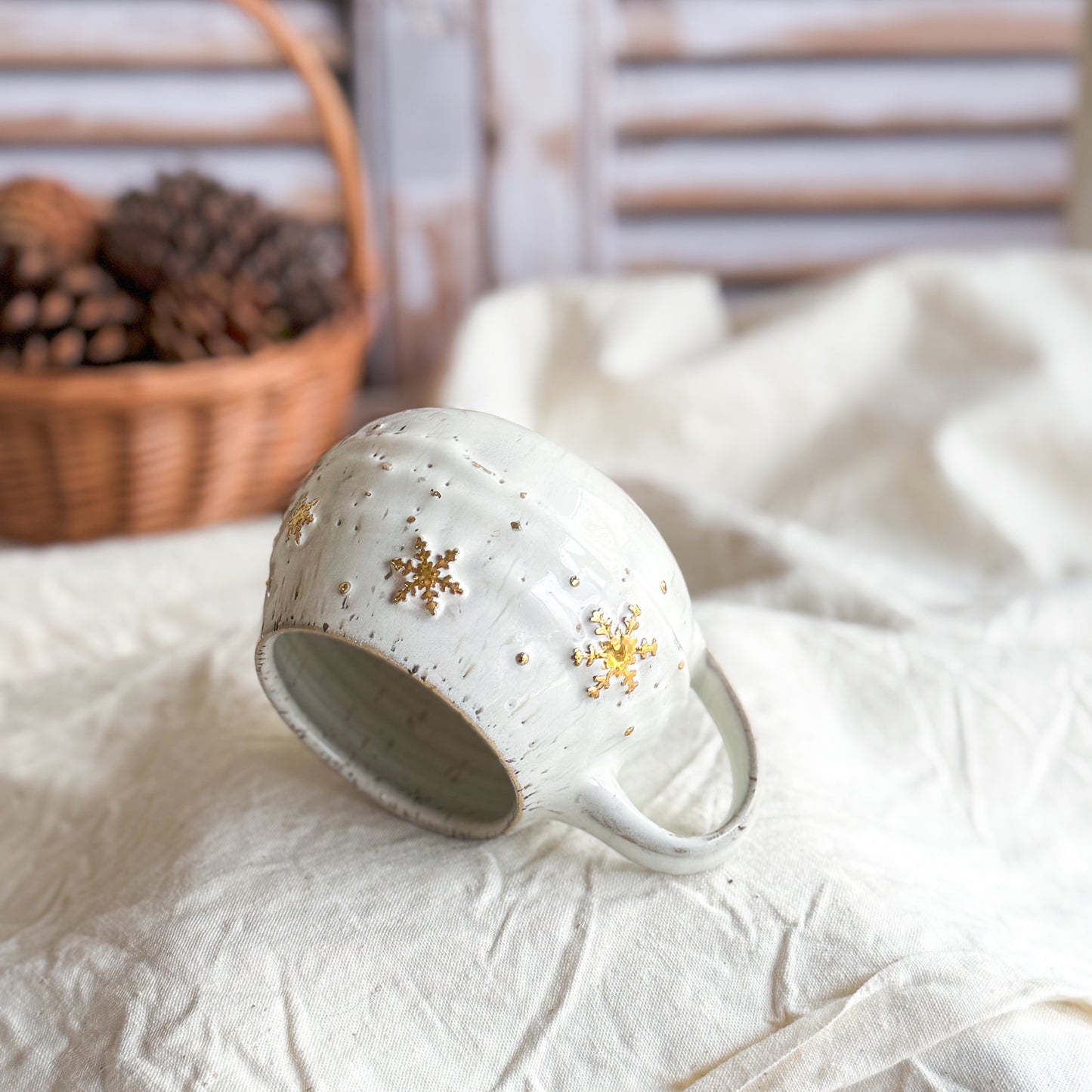 Snowflake White Mug #14