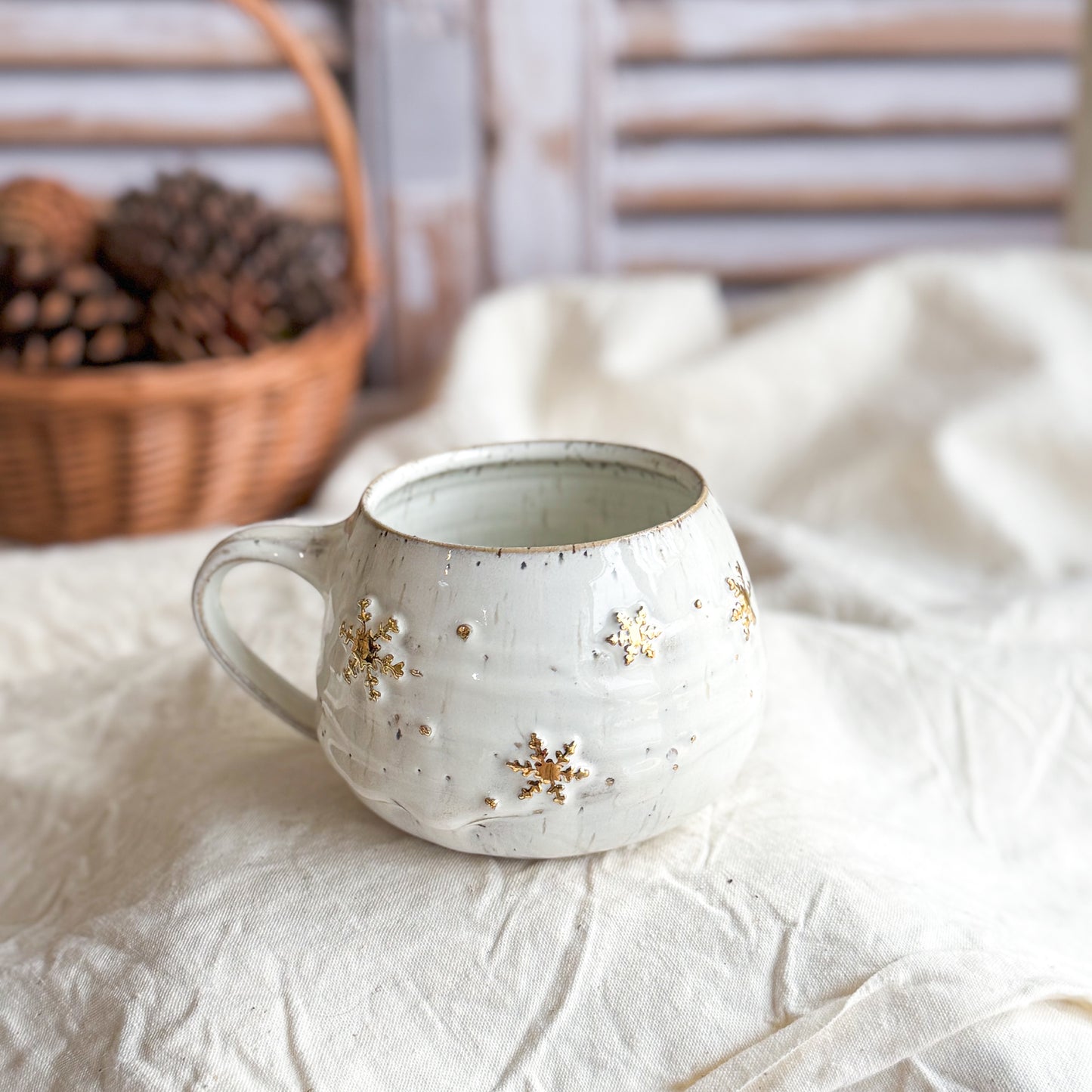 Snowflake White Mug #15