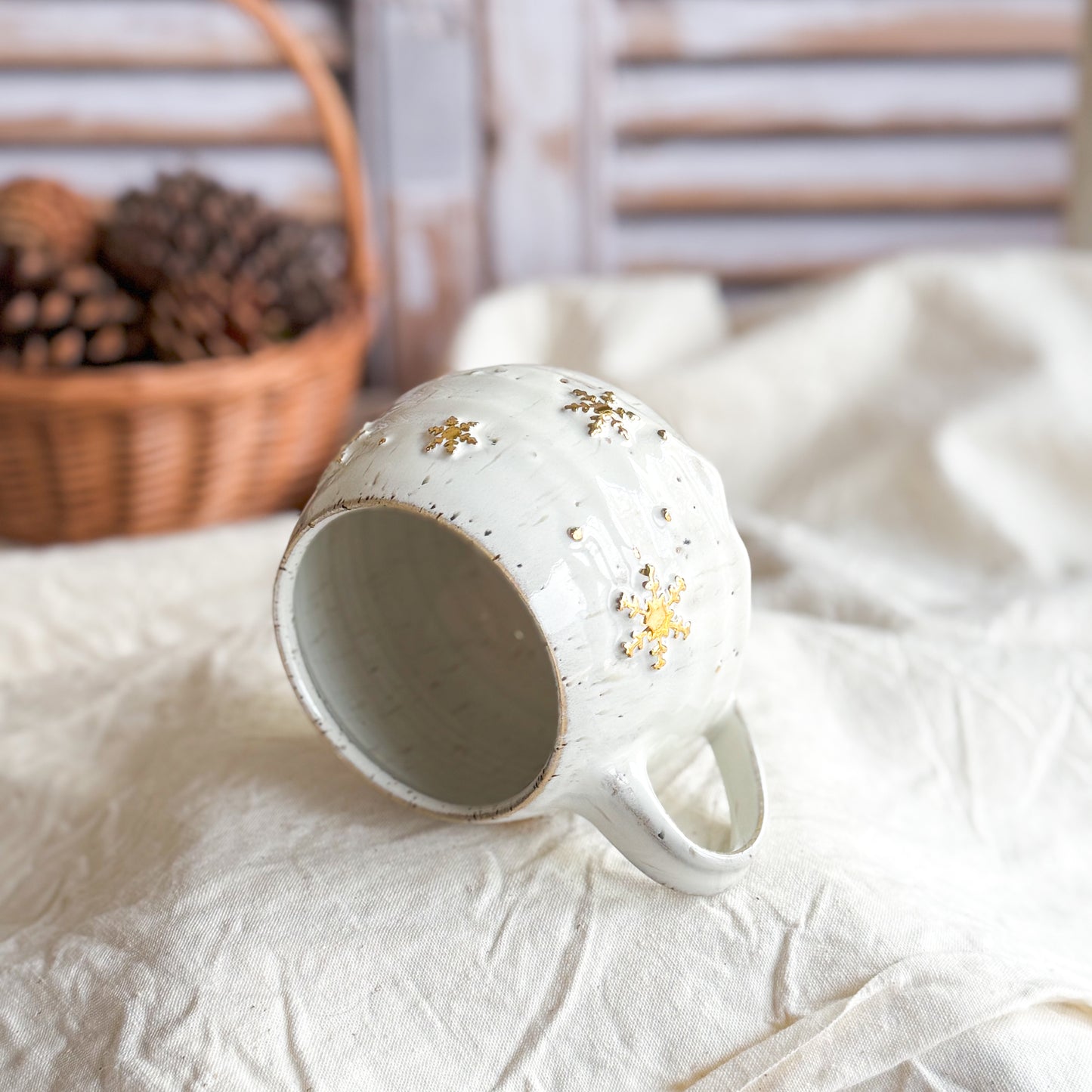 Snowflake White Mug #15