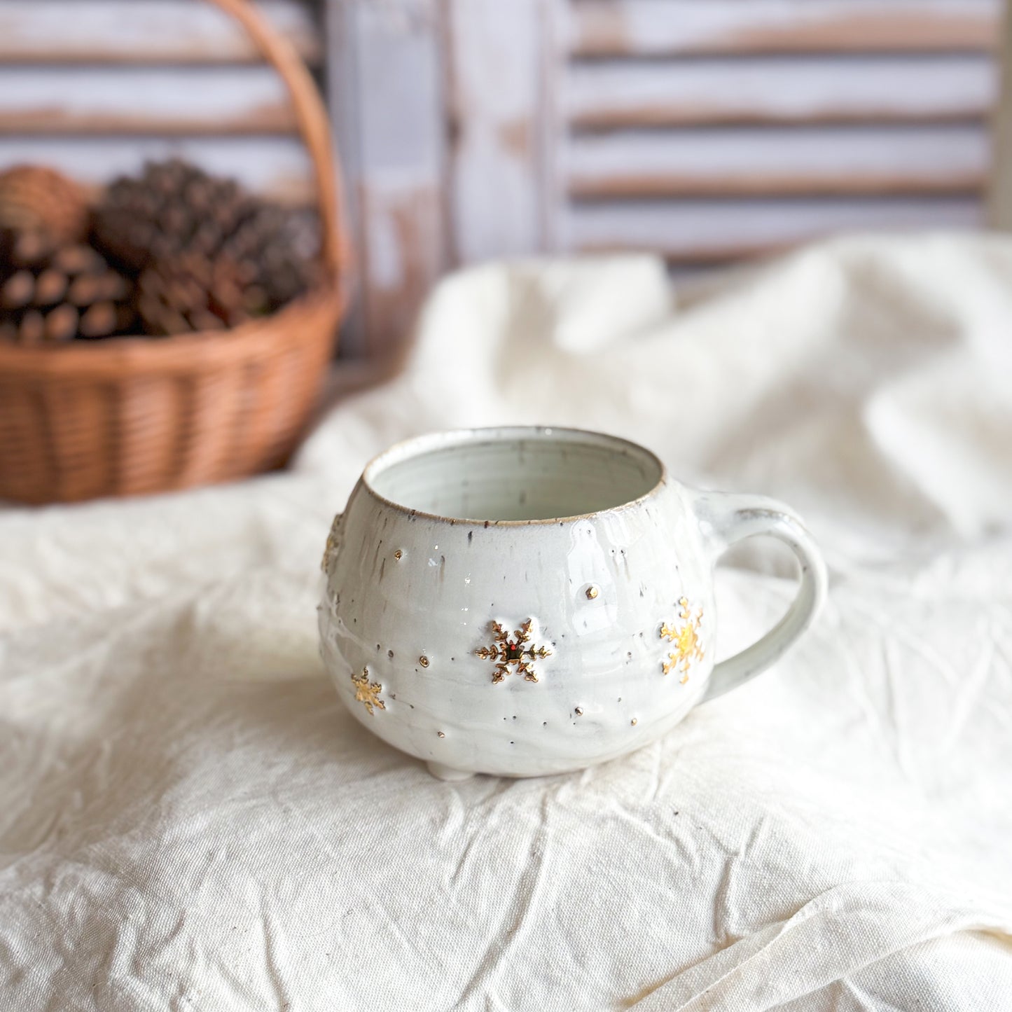 Snowflake White Mug #18