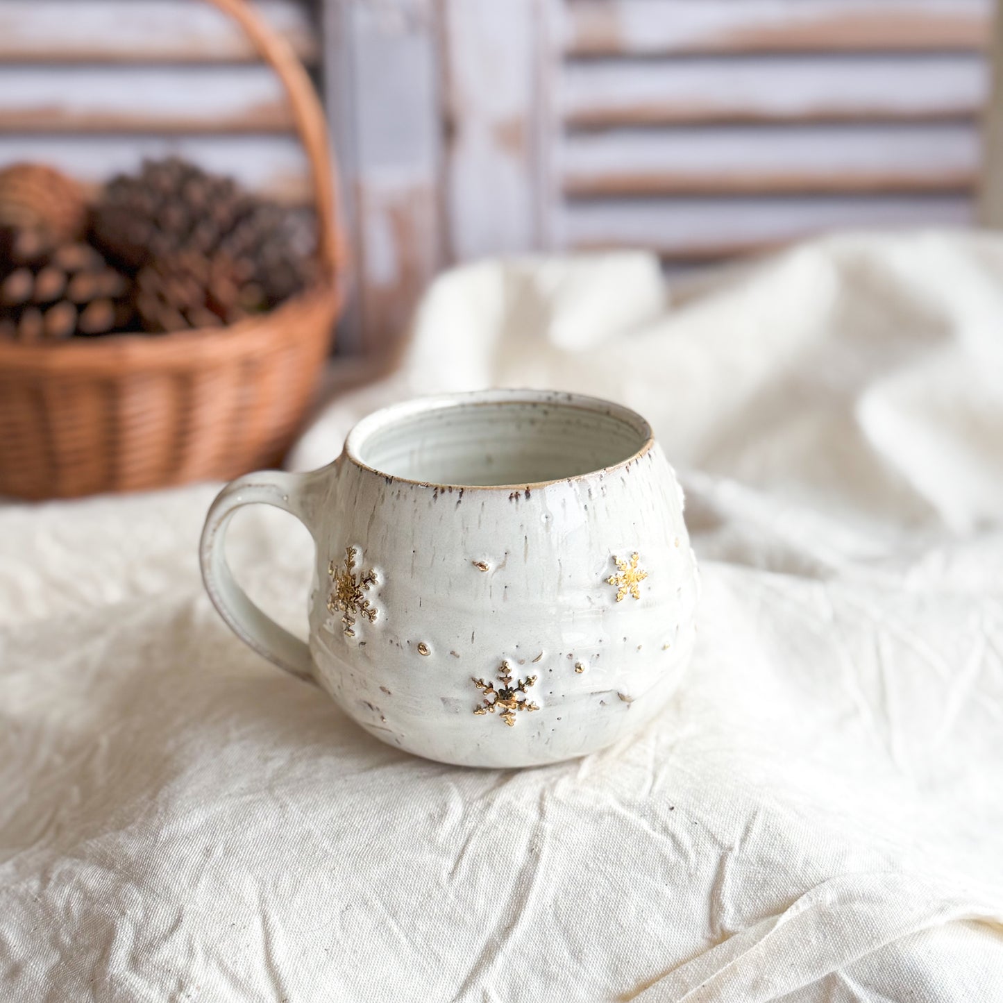 Snowflake White Mug #20