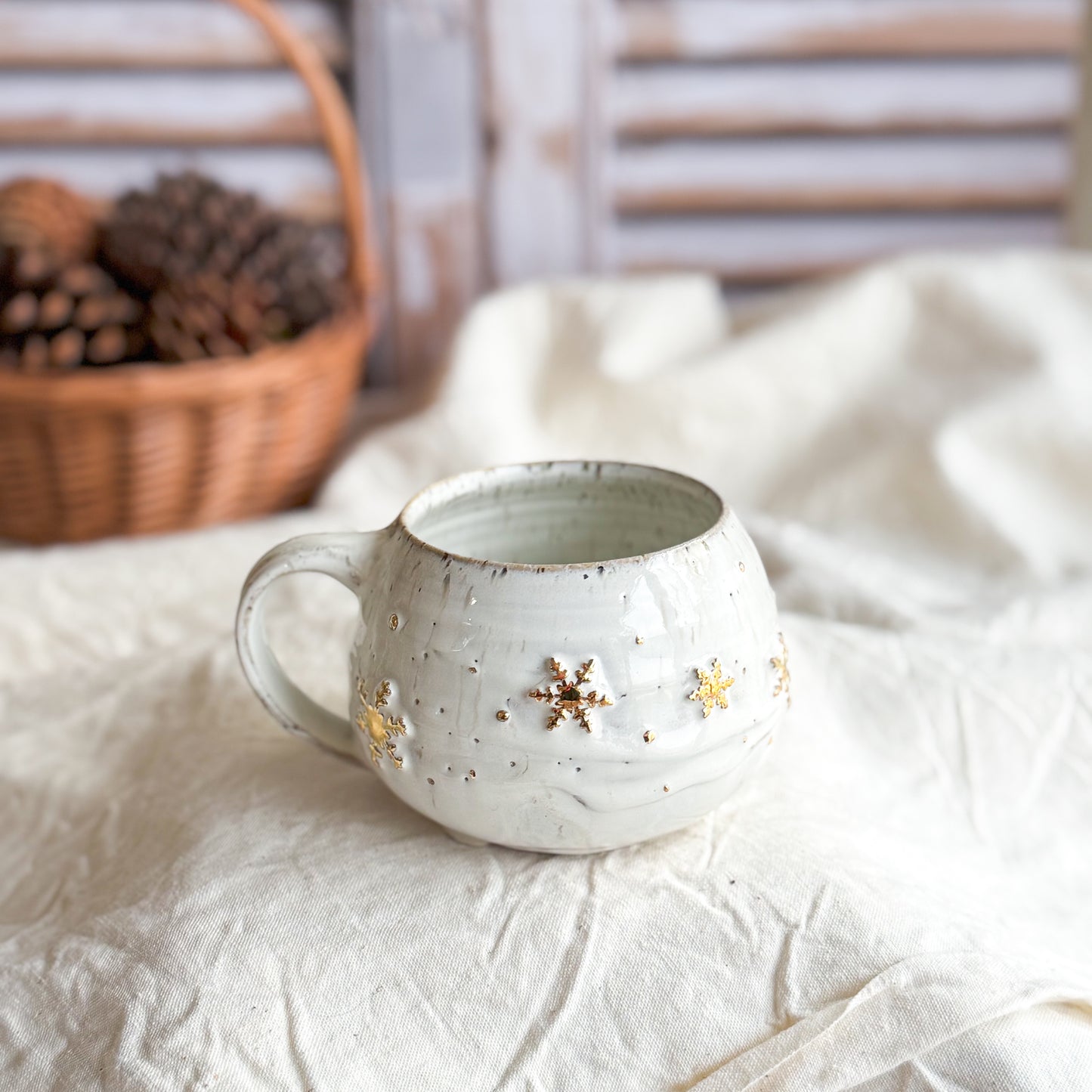 Snowflake White Mug #23