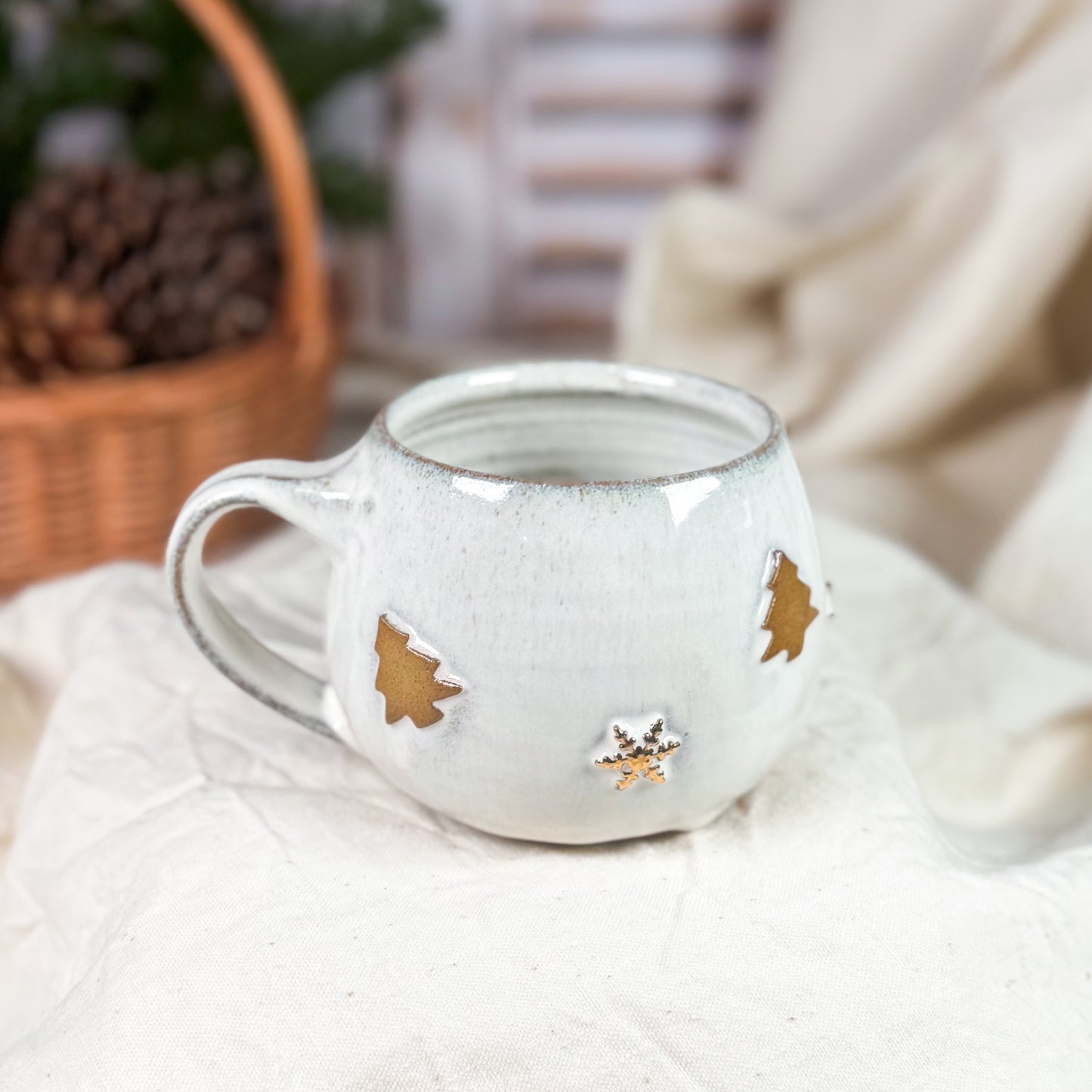 Snowflake & Pines Mug #2