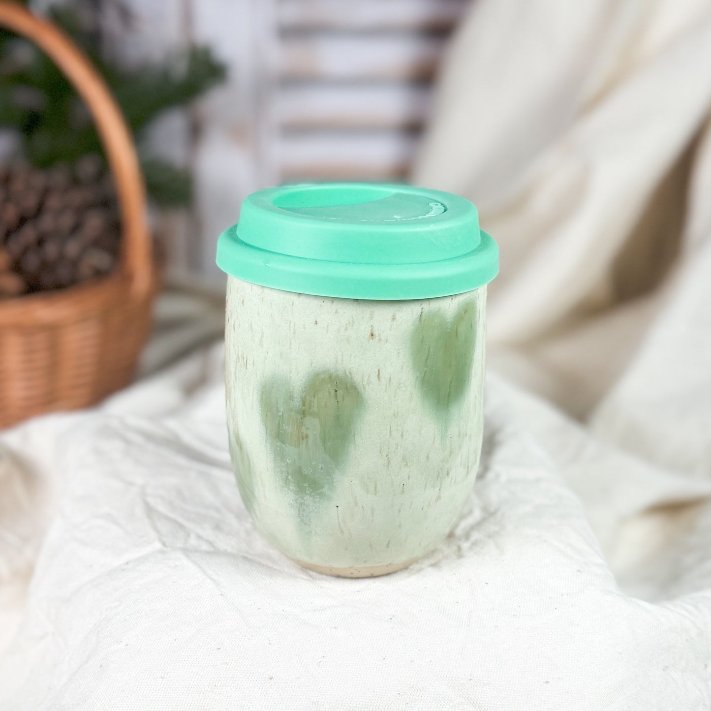 Green Valentine To Go Cup #3