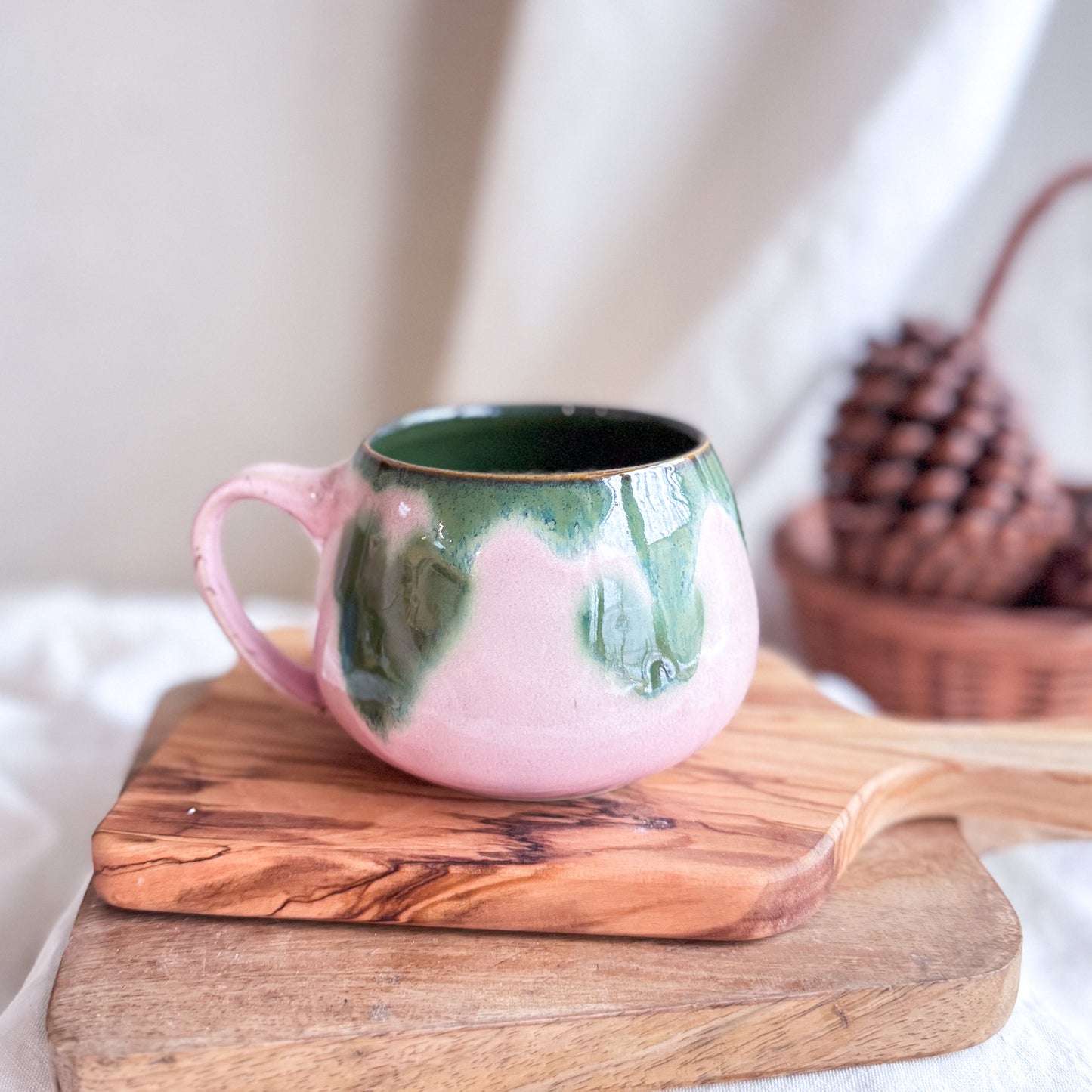Pink Matcha Valentine Lotti Mug #1