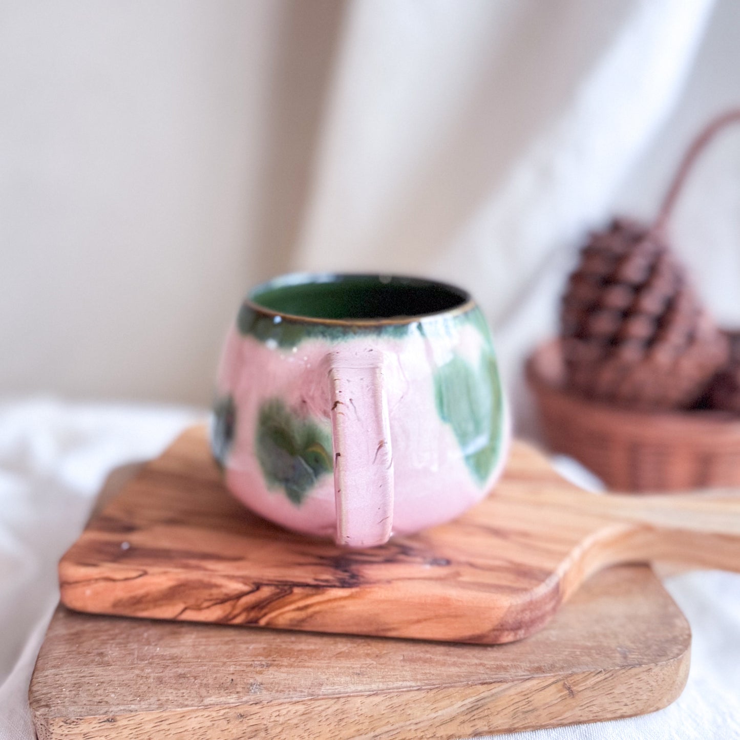 Pink Matcha Valentine Lotti Mug #1