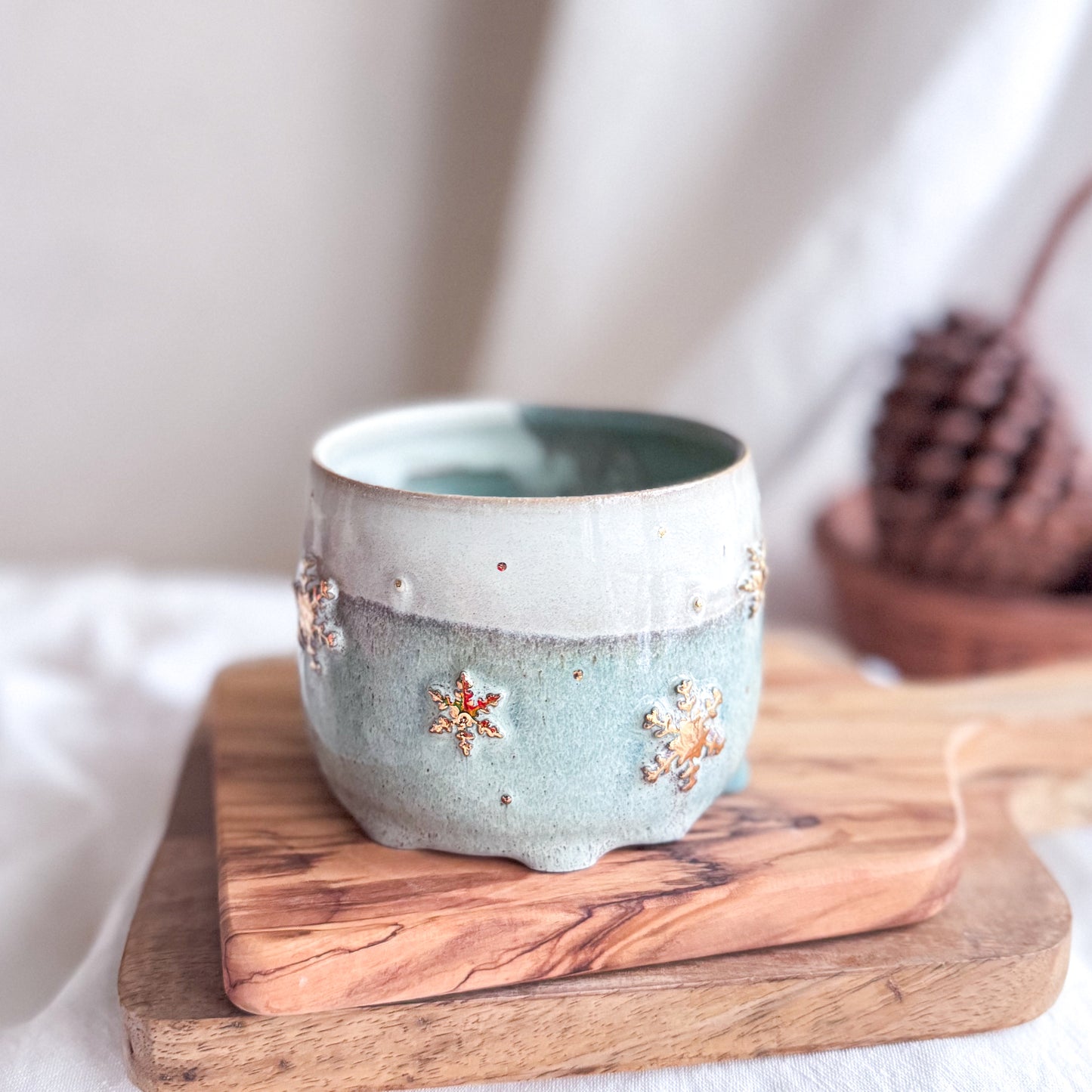 Pine Frost Snowflake Mug #2